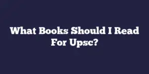 What Books Should I Read For Upsc?